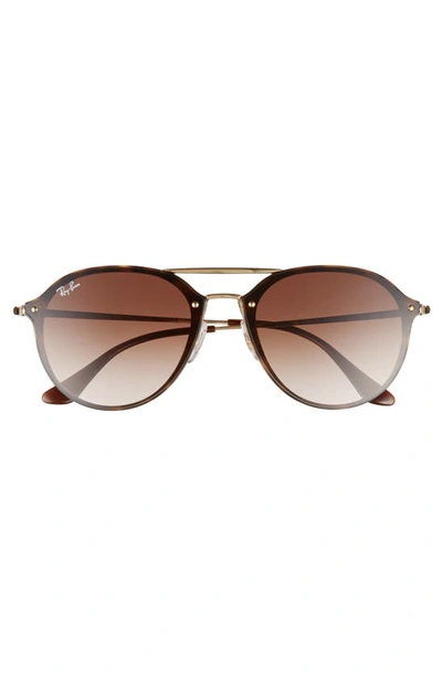 Shop Ray Ban Ray-ban 62mm Gradient Lens Aviator Sunglasses In Havana