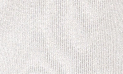 Chaus Metallic Turtleneck Sweater In Silver Lurex