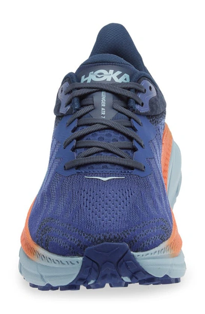Shop Hoka Challenger 7 Running Shoe In Bellwether Blue/ Stone Blue