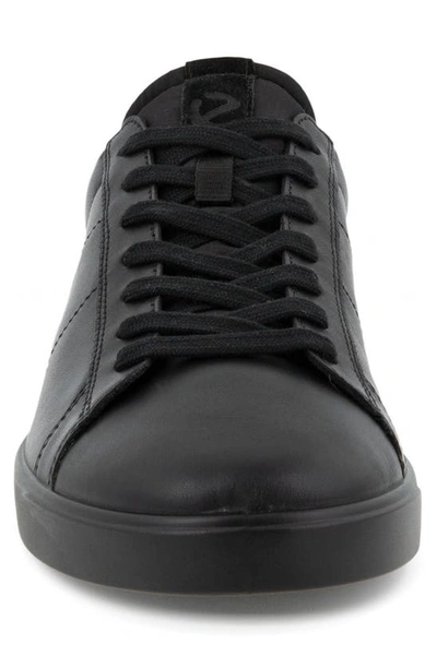 Shop Ecco Street Lite Retro Sneaker In Black/ Black