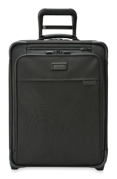 Shop Briggs & Riley Baseline Global 21-inch 2-wheel Carry-on In Black