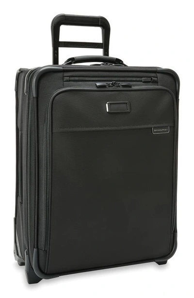 Shop Briggs & Riley Baseline Global 21-inch 2-wheel Carry-on In Black