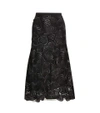 CHRISTOPHER KANE LOVE HEARTS LACE SKIRT,P00168829