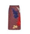 MARC JACOBS Embellished tweed skirt,P00176365