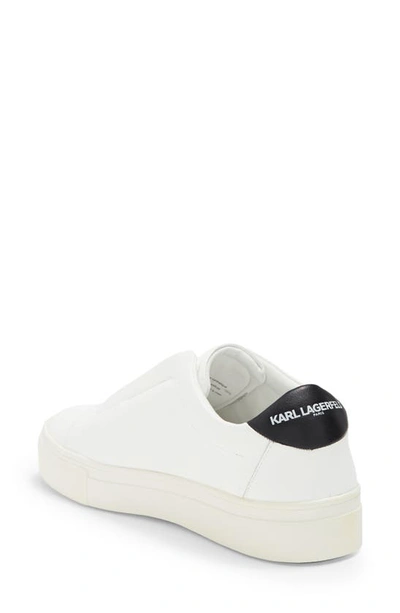 Karl Lagerfeld Ceci Slip-on Sneaker In Bright White/ Black