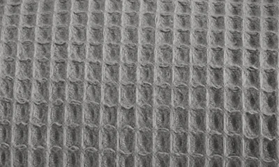Woven & Weft Soft Cotton All-season Waffle Weave Throw Blanket In Light Grey