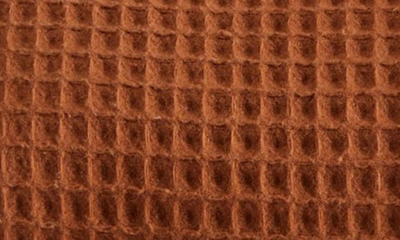 Woven & Weft Soft Cotton All-season Waffle Weave Throw Blanket In Terracotta