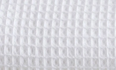 Woven & Weft Soft Cotton All-season Waffle Weave Throw Blanket In White