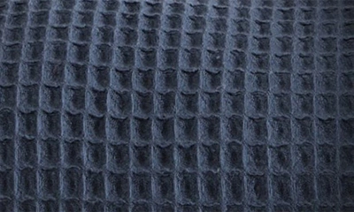 Woven & Weft Soft Cotton All-season Waffle Weave Throw Blanket In Ocean Blue