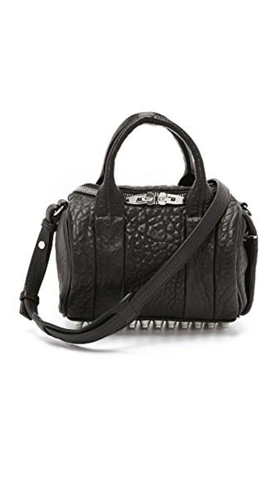 Shop Alexander Wang Mini Rockie Bag In Black