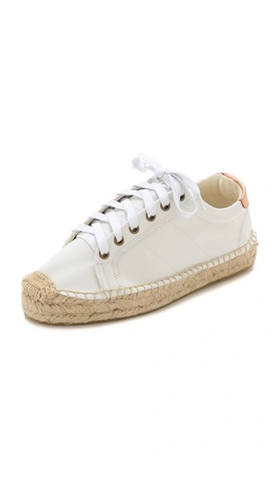 Shop Soludos Platform Tennis Sneakers In White