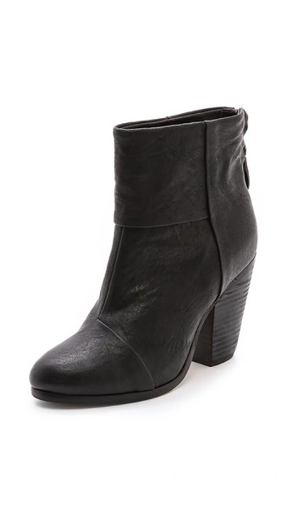 Shop Rag & Bone Classic Newbury Booties In Black