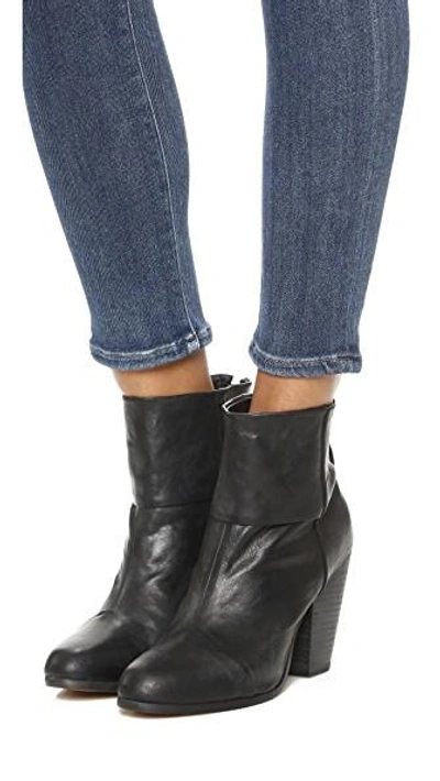 Shop Rag & Bone Classic Newbury Booties In Black