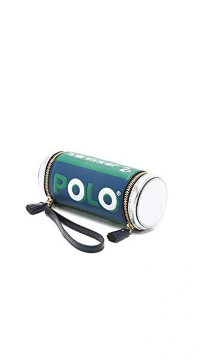 Shop Anya Hindmarch Polo Mints Pouch In Emerald