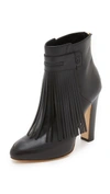 Maiyet Blake Fringe High Heel Booties In Black