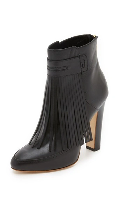 Shop Maiyet Blake Fringe High Heel Booties In Black