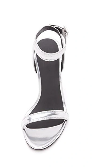 Shop Alexander Wang Antonia Sandals In Silver