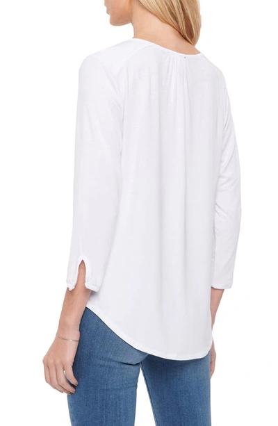 Shop Nydj Perfect Top In Optic White