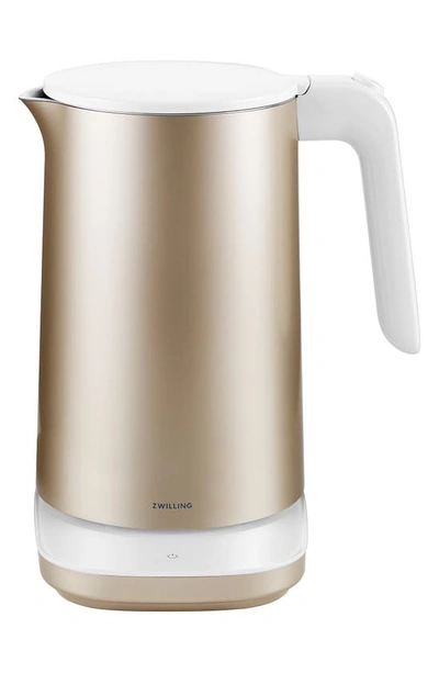 Shop Zwilling Enfinigy Cool Touch Pro Kettle In Gold