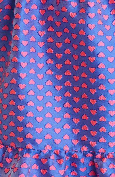 Shop Lilly Pulitzer Nelle Heart Jacquard Dress In Borealis Blue Lovesick Jacquar