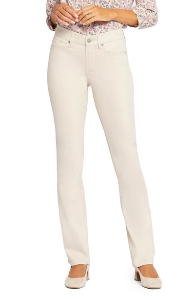 Shop Nydj Marilyn Waist Match Straight Leg Jeans In Feather