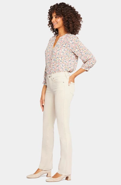 Nydj Marilyn Waist Match Straight Leg Jeans In Feather