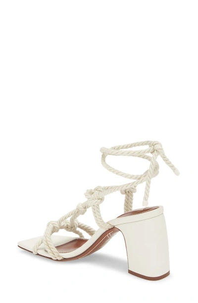 Shop Zimmermann Knotted Rope Sandal In Latte