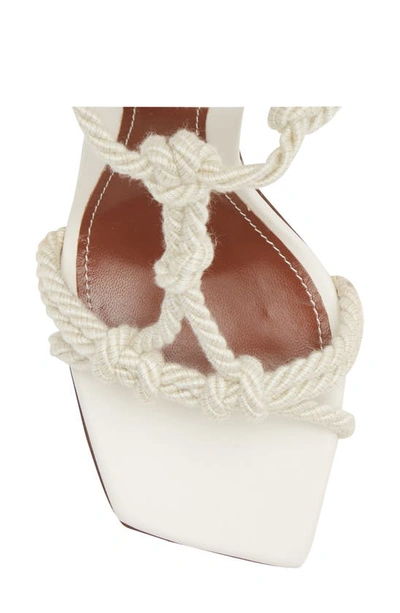 Shop Zimmermann Knotted Rope Sandal In Latte