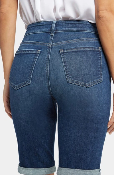 Nydj Briella Roll Cuff Denim Bermuda Shorts In Dimension
