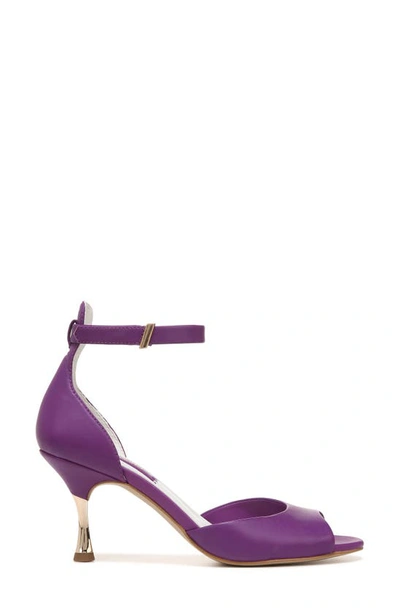 Shop Franco Sarto Rosie Ankle Strap Peep Toe Sandal In Purple