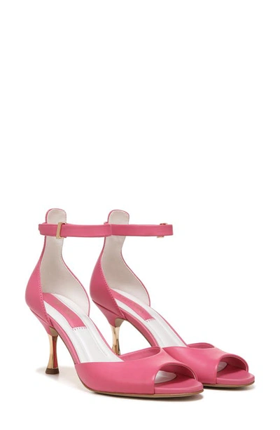 Shop Franco Sarto Rosie Ankle Strap Peep Toe Sandal In Pink