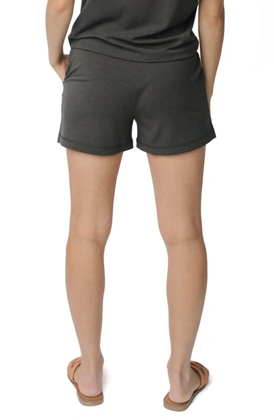 Cozy Earth Pajama Shorts In Charcoal