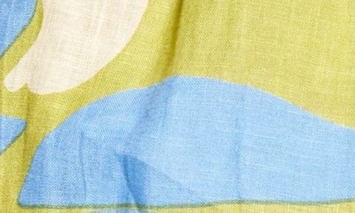 Vitamin A Tallows Stripe Linen Cover-up Shorts In Ecolinen Matisse