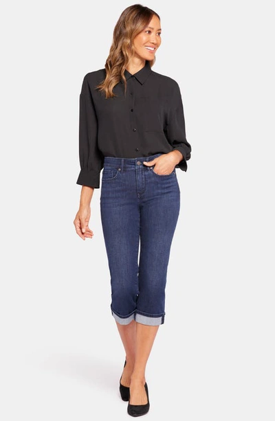 Shop Nydj Marilyn Cool Embrace Straight Crop Jeans In Inspire