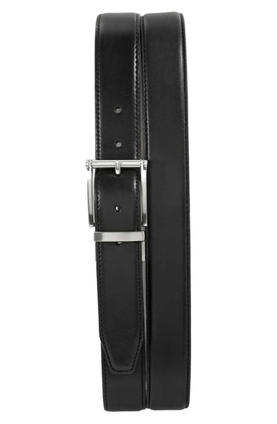 Shop Florsheim Lofton Reversible Leather Belt In Black/ Cognac