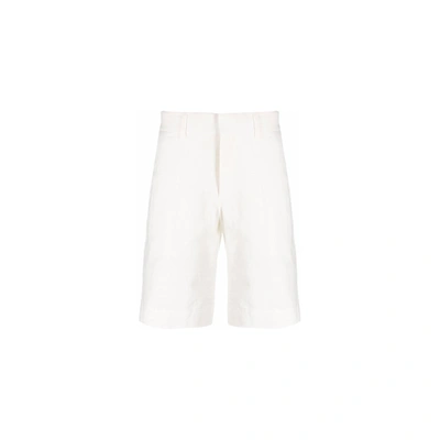 Shop Casablanca Cotton Bermuda Shorts In White