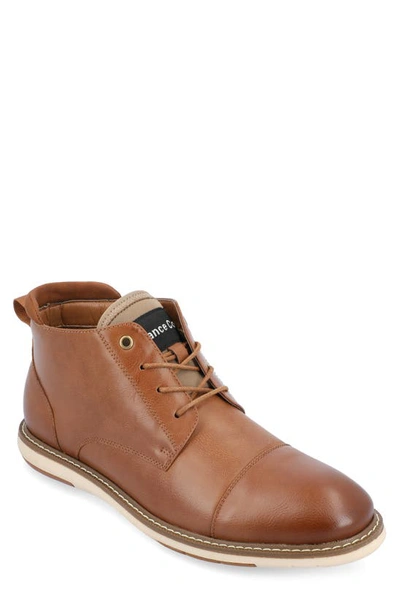 Shop Vance Co. Vance Co Redford Lace-up Chukka Boot In Tan