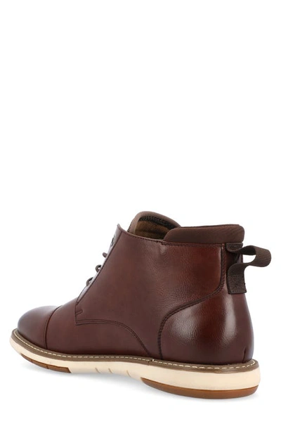 Shop Vance Co. Vance Co Redford Lace-up Chukka Boot In Brown