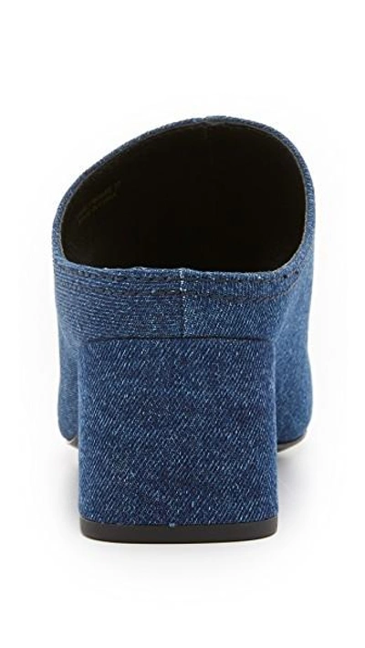 Shop 3.1 Phillip Lim / フィリップ リム Cube Denim Mules In Light Denim