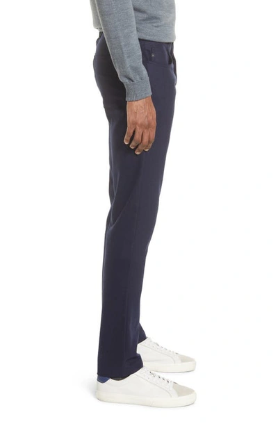 Shop Alton Lane Biella Straight Leg Pants In Navy Texture