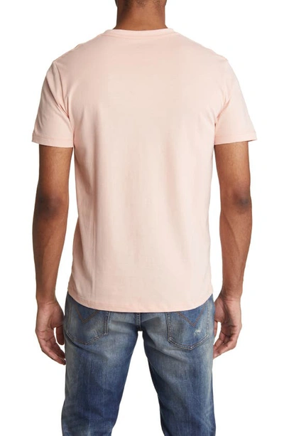 Shop Allsaints Brace Tonic Slim Fit Cotton T-shirt In Dahlia Pink