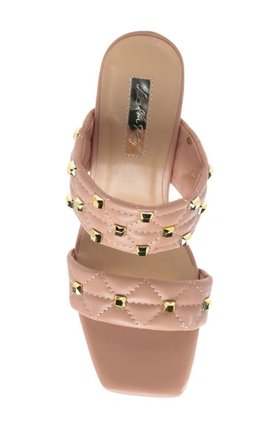 Shop London Rag Fischer Block Heel Sandal In Pink