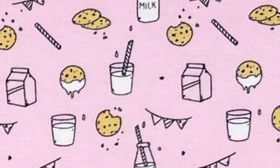 Shop Bellabu Bear Kids' Pink Milk & Cookies Blanket