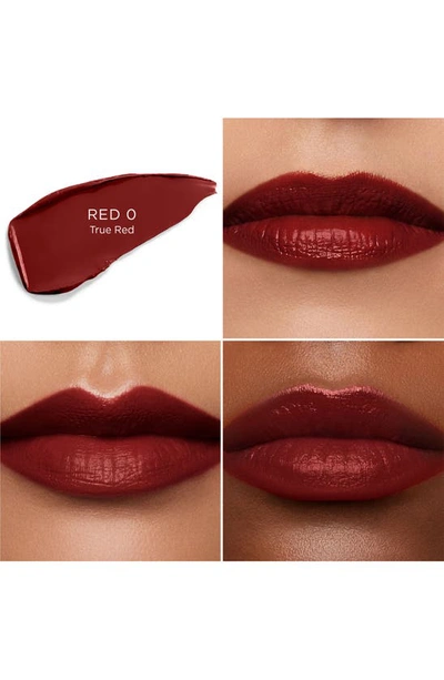 Shop Hourglass Unlocked Satin Crème Lipstick In Red 0