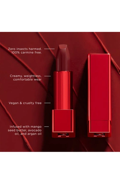 Shop Hourglass Unlocked Satin Crème Lipstick In Red 0