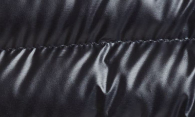 Moncler Lauros Short Hooded Down Jacket Polyester In Blue