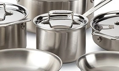 Shop All-clad 'd5®' Brushed Stainless Steel Cookware Set