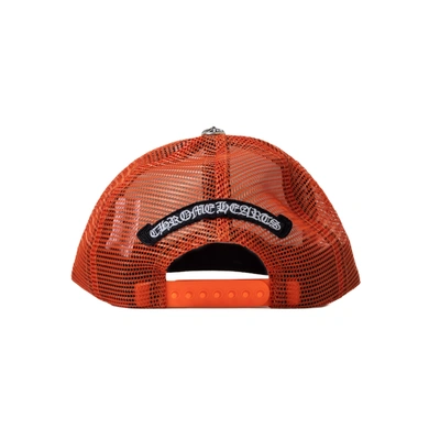 Shop Chrome Hearts Matty Boytrucker Cap Orange White