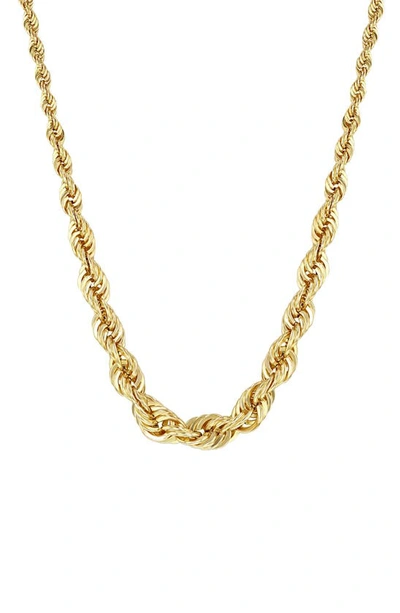 ZOË CHICCO GRADUATED ROPE CHAIN NECKLACE 