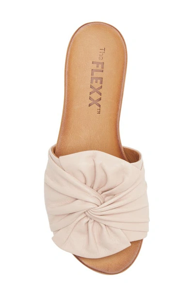 Shop The Flexx Knotty Slide Sandal In Soft Pink